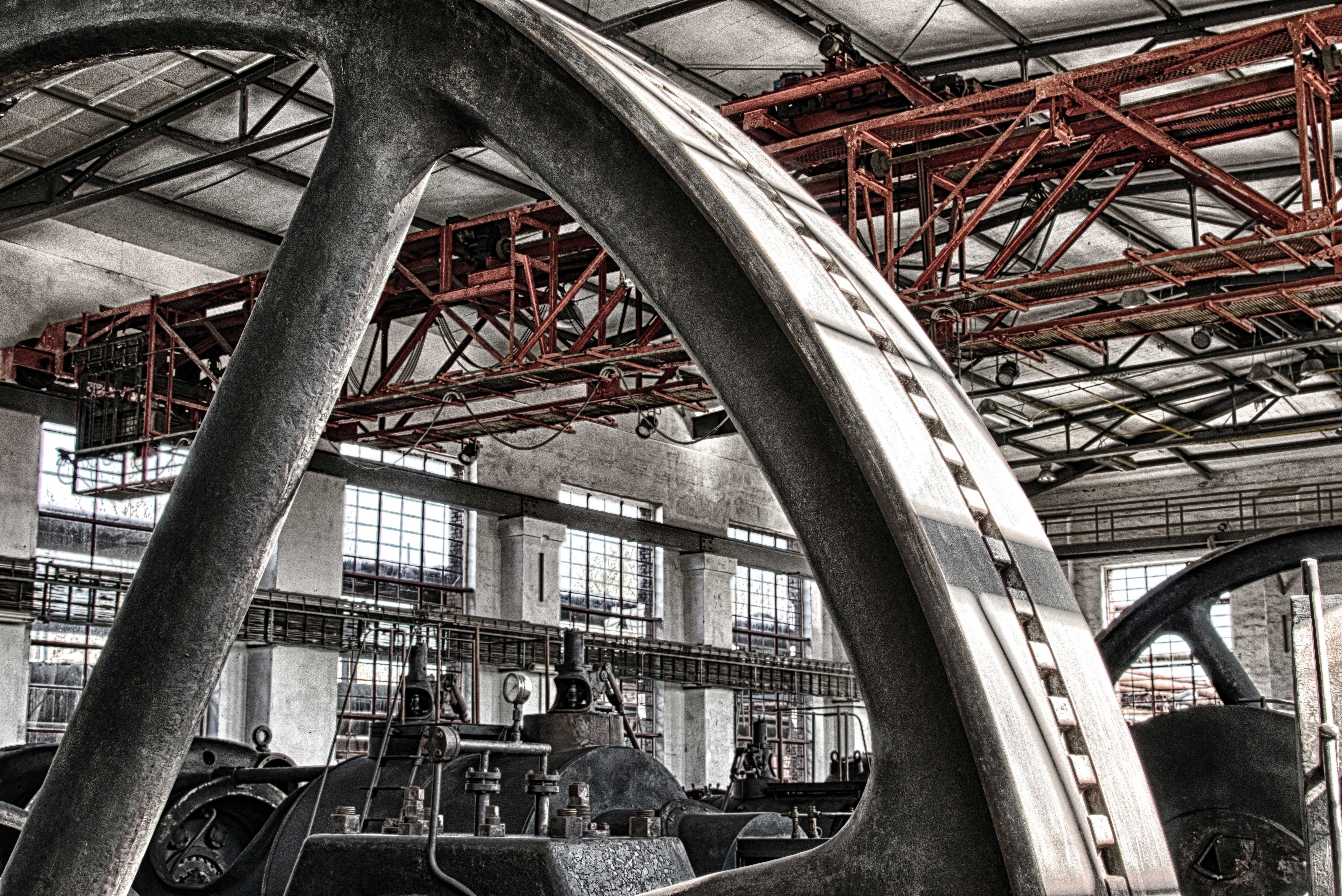 Industrial factory interior