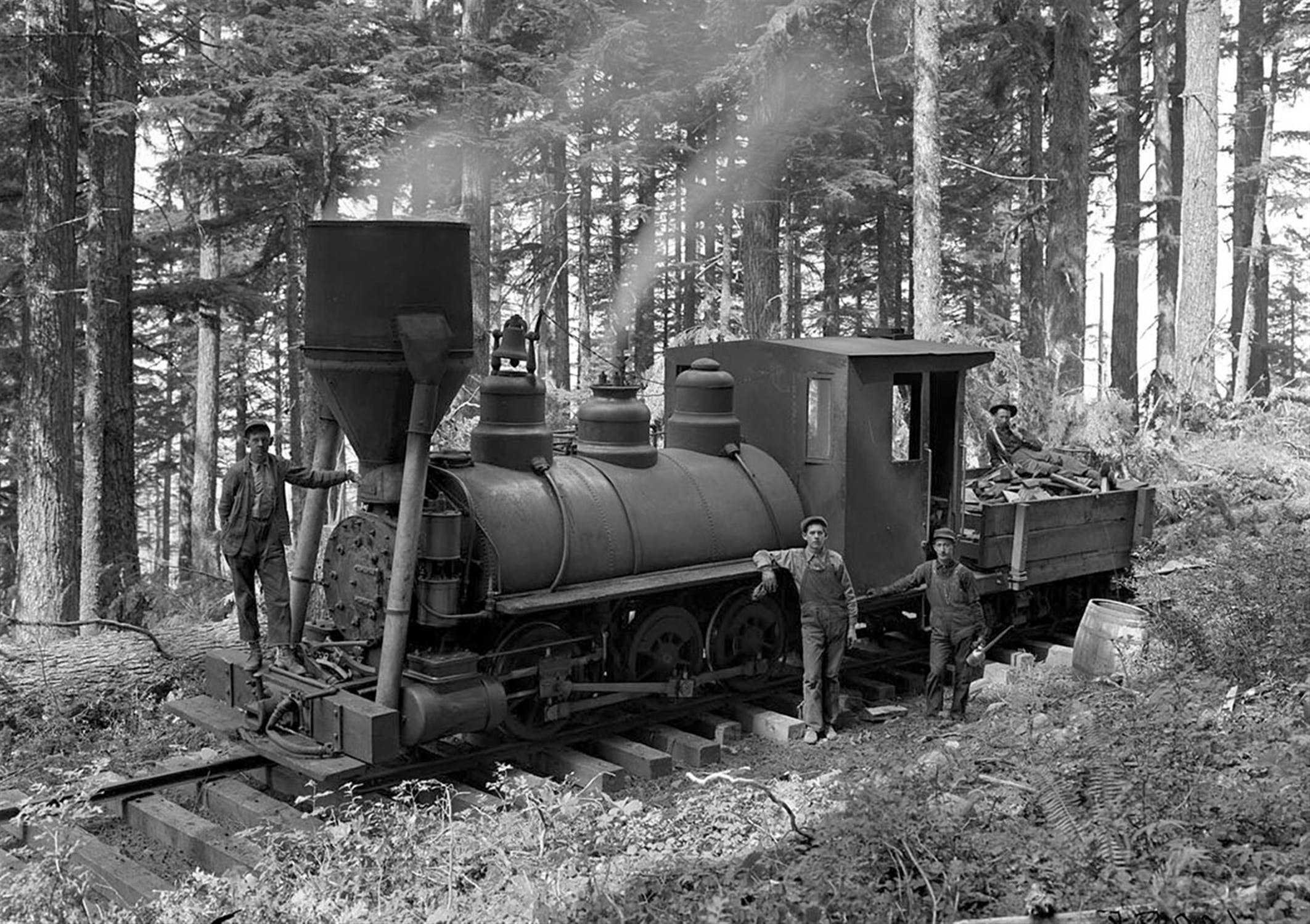 industrial steam train