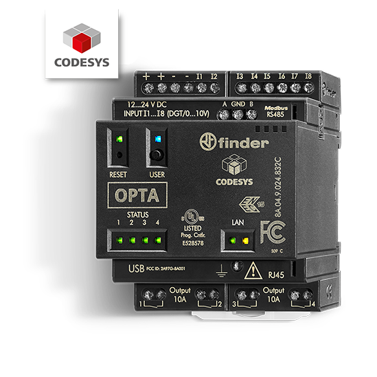 Finder OPTA Codesys available at LED Controls