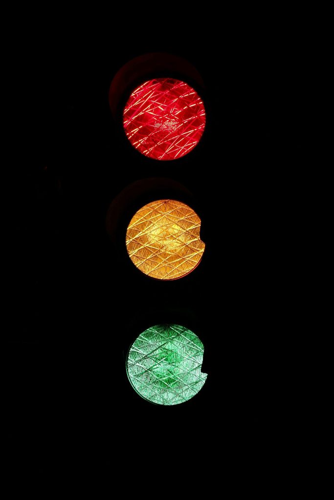 Traffic Lights - red, orange and green. Maintenance, Repair and Operations (MRO) plans available from LED Controls.