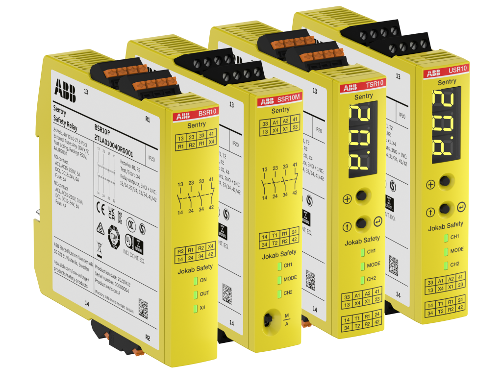 ABB Sentry Safety Relays available now from LED Controls.