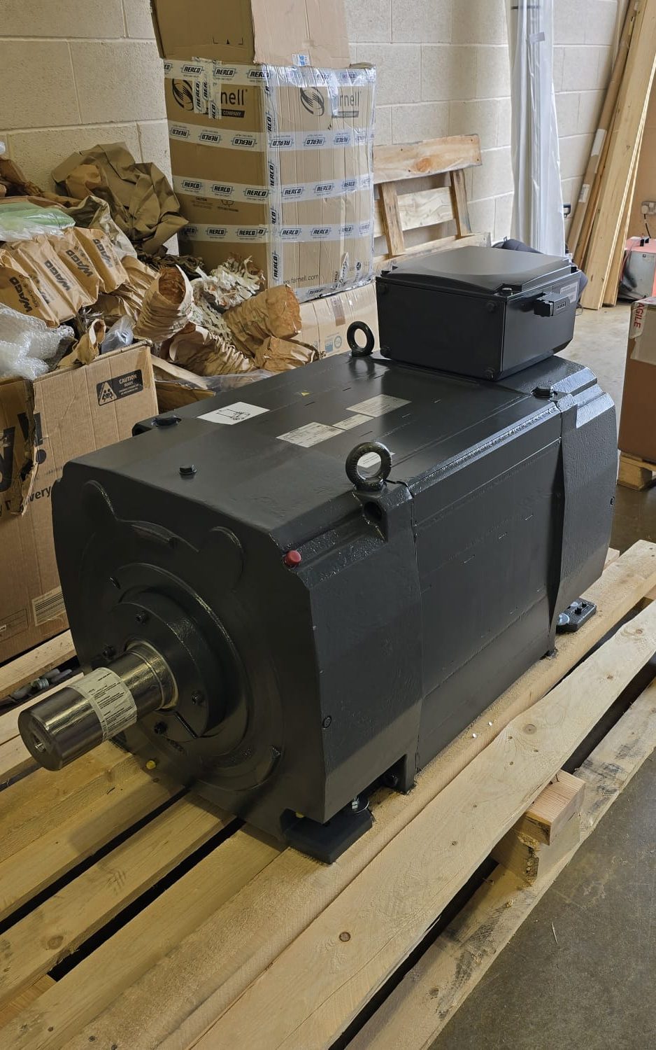 A 3.5 tonne motor sourced by LED Controls.