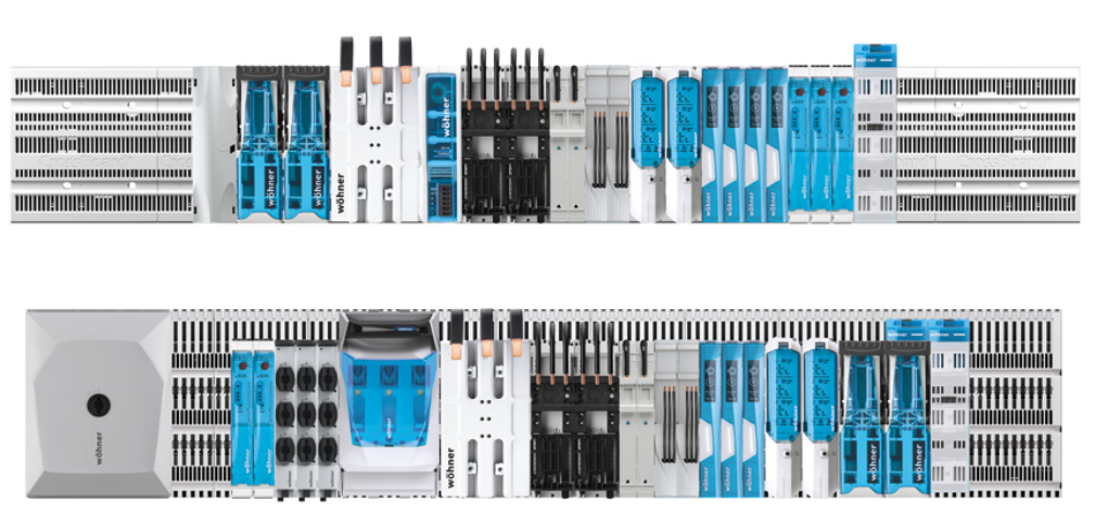 Wöhner Crossboard complete modular busbar system available at LED Controls.