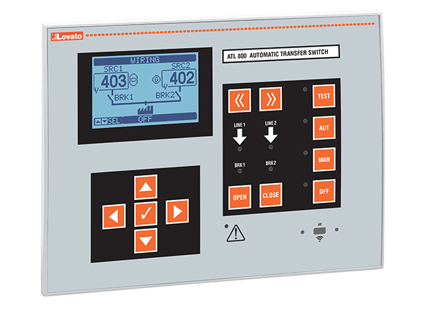 Lovato ATL800 Automatic Transfer Controllers available from LED Controls.