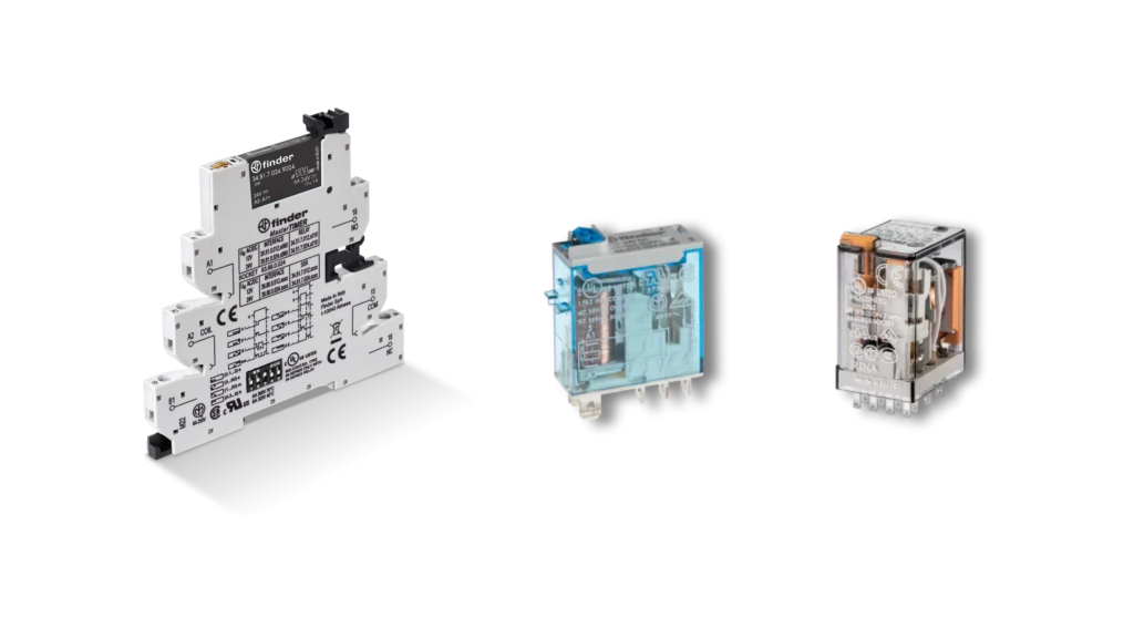 Finder Relays available from LED Controls.