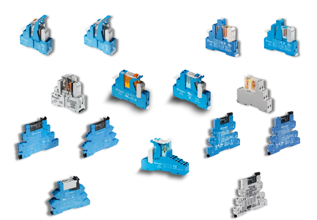 Finder Interface relay series available from LED Controls