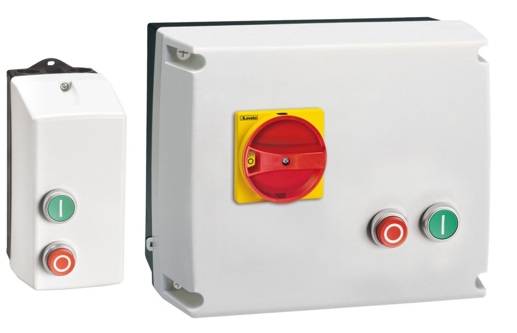 Lovato DOL starters available from LED Controls.