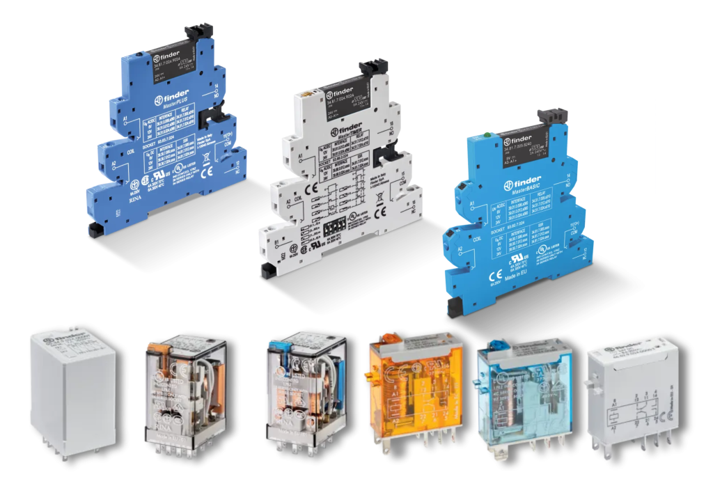 Finder Relays available at LED Controls