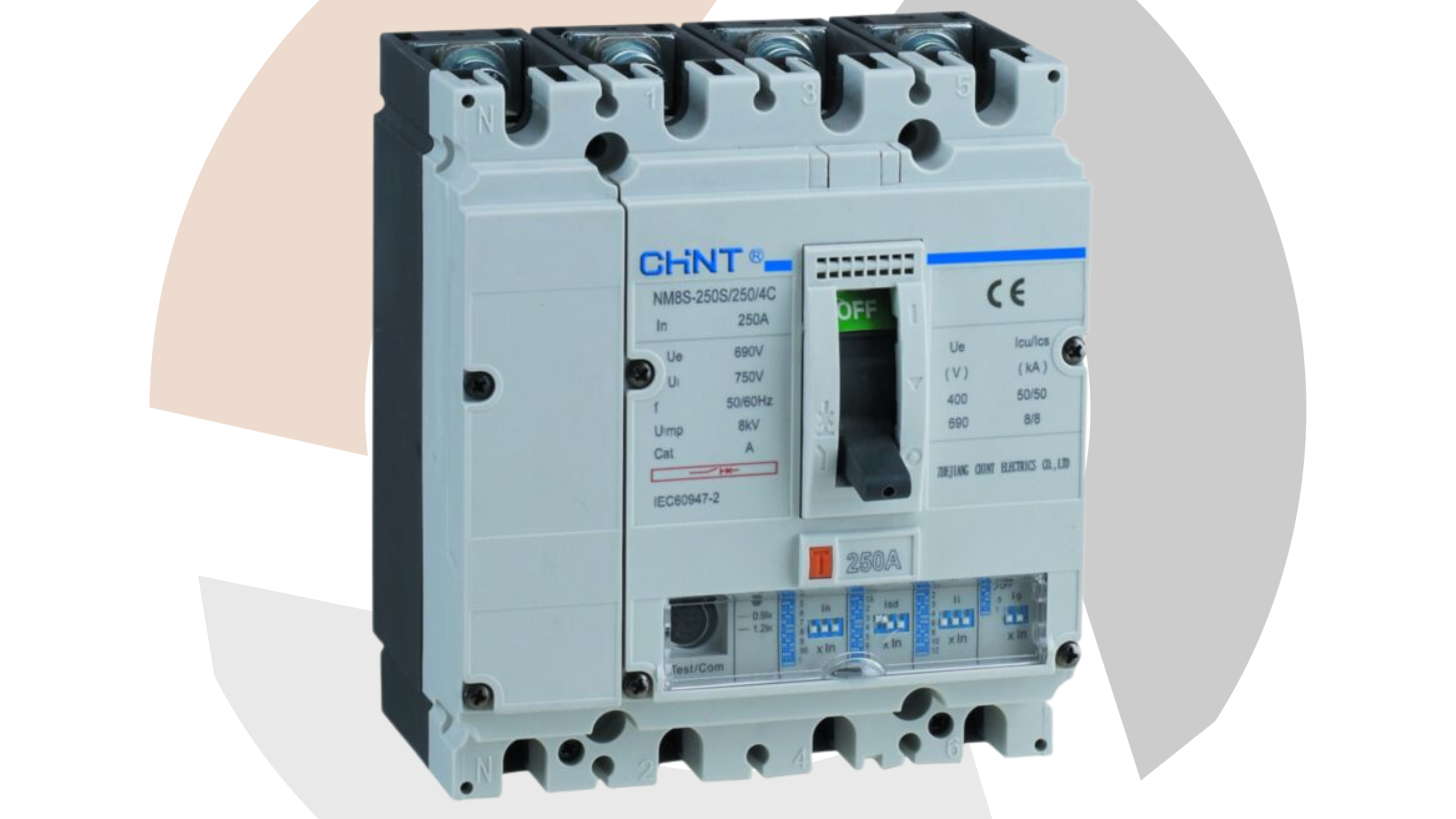 Chint MCCBs available from LED Controls.
