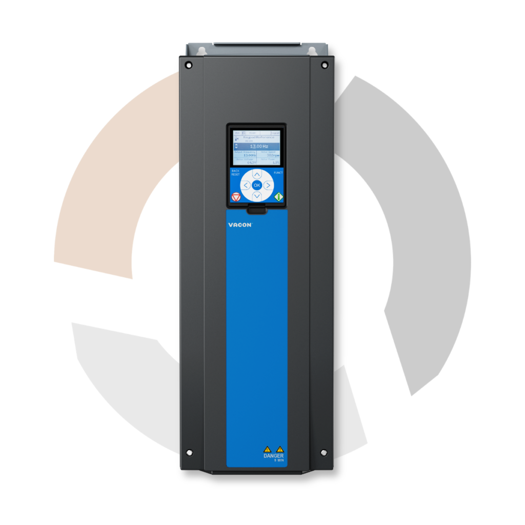 A Vacon 100 variable speed drive available from LED Controls.