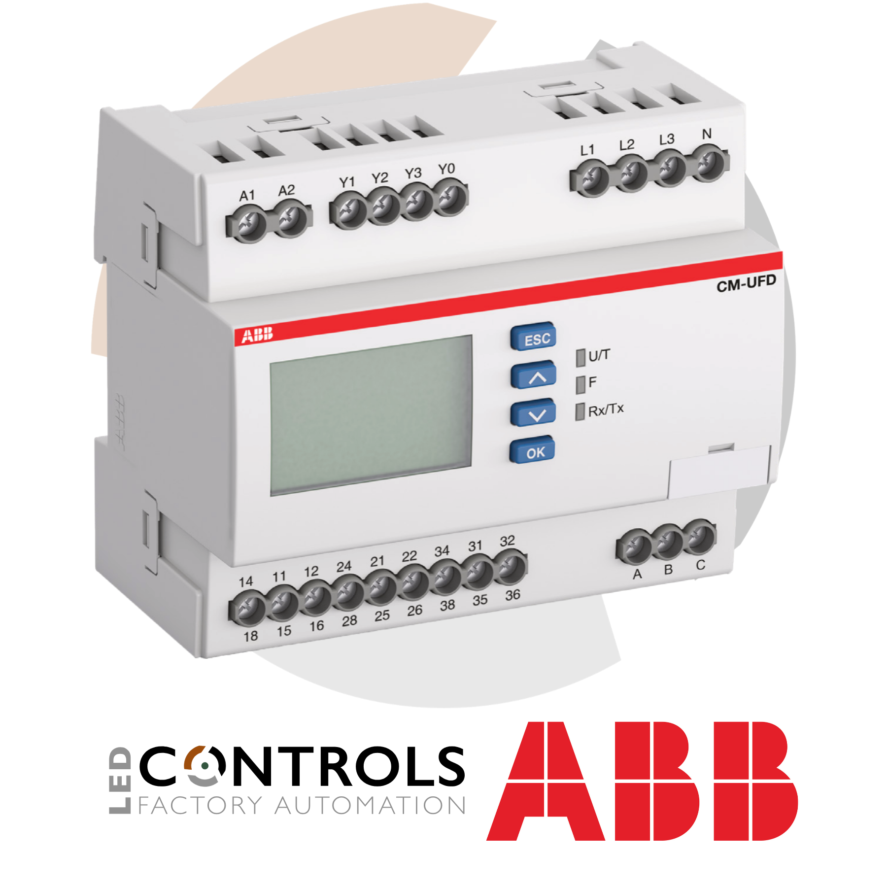 ABB CM-UFD Grid Feeding Monitoring Relays from LED Controls