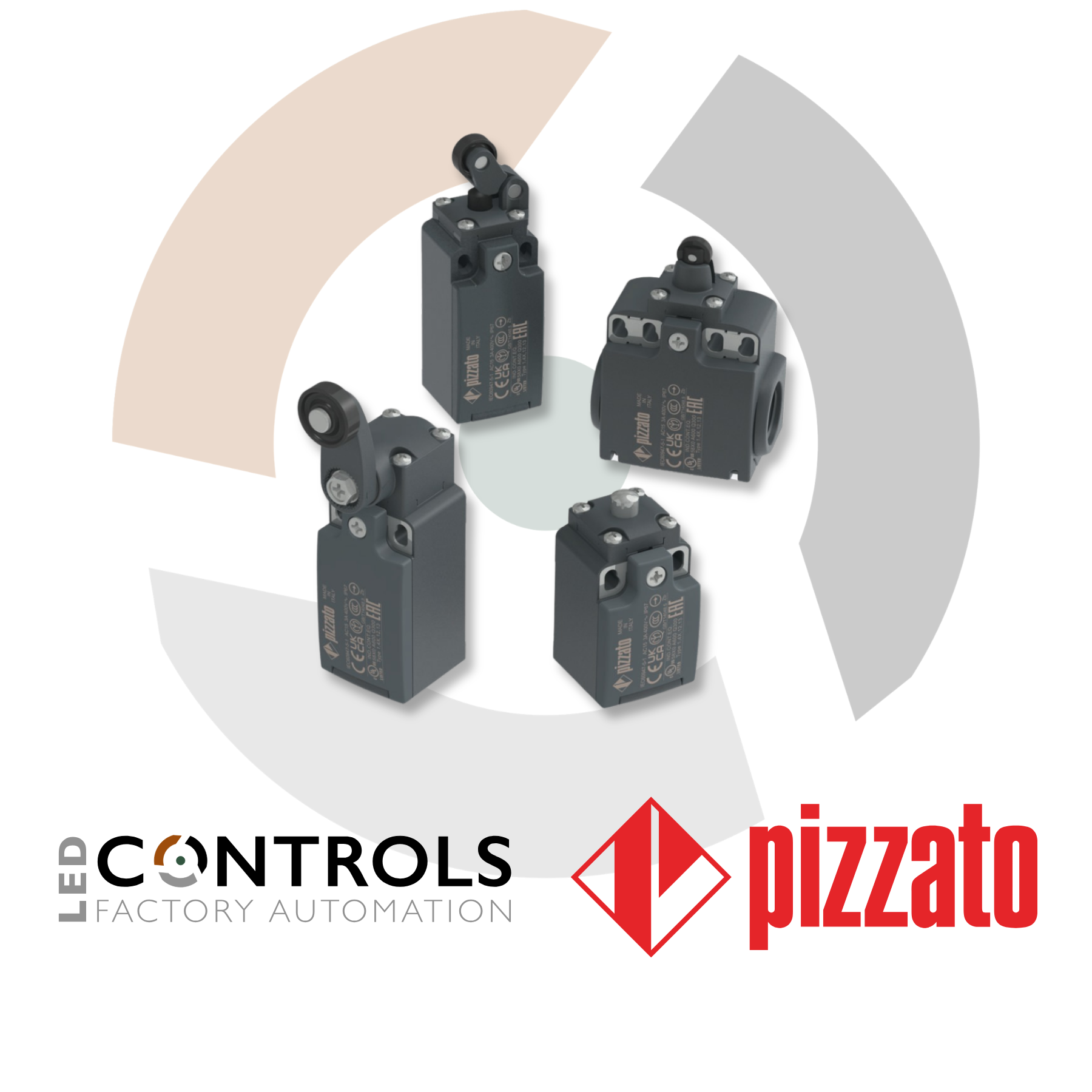 Restyled Pizzato Safety Switch Ranges available from LED Controls