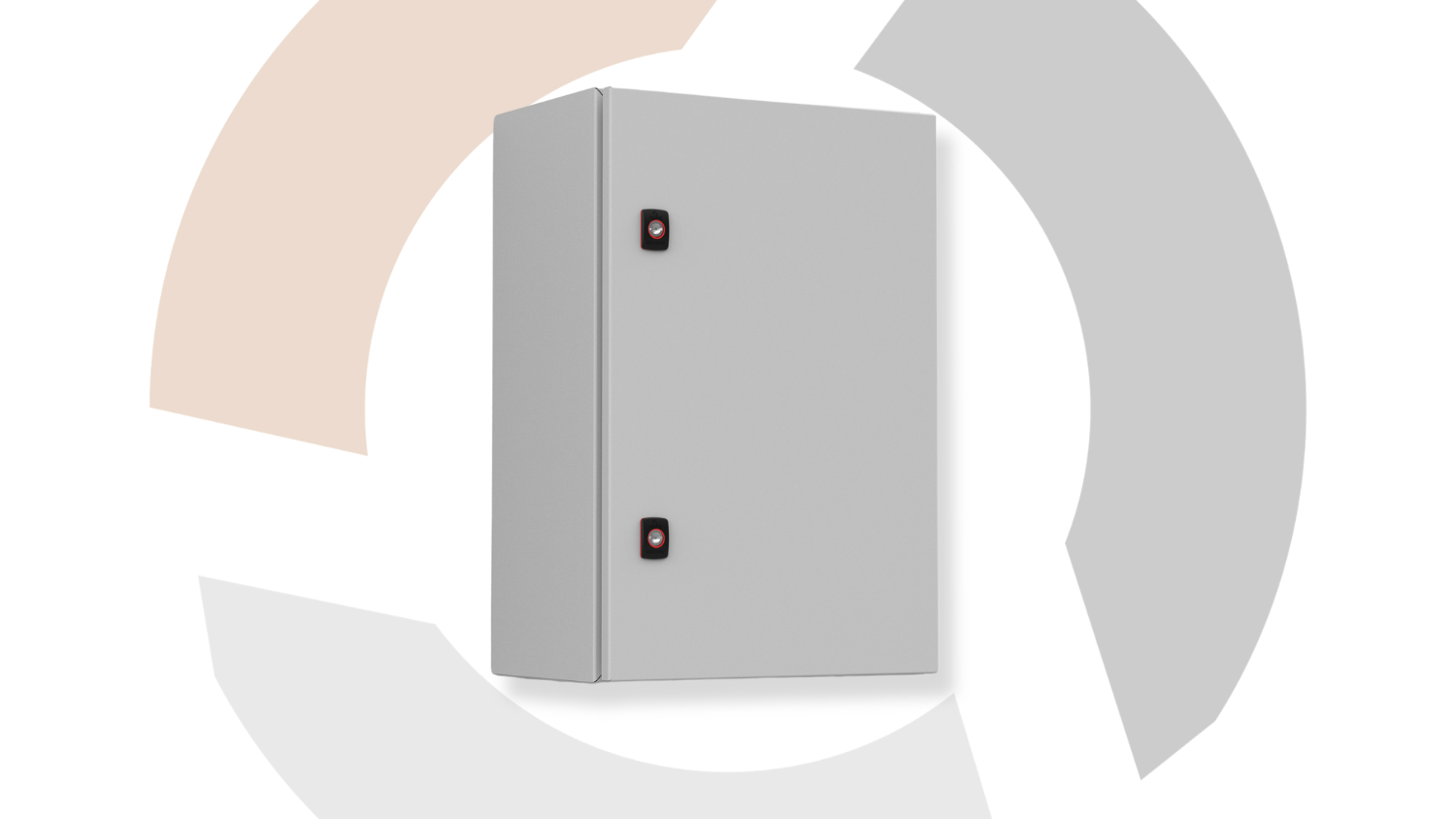 Closed nVent Hoffman MAS enclosure available from LED Controls.