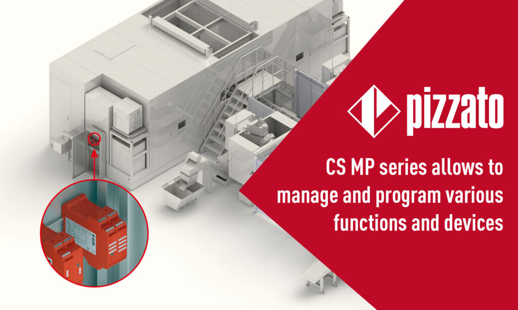 Pizzato CS MP programmable safety modules available from LED Controls.
