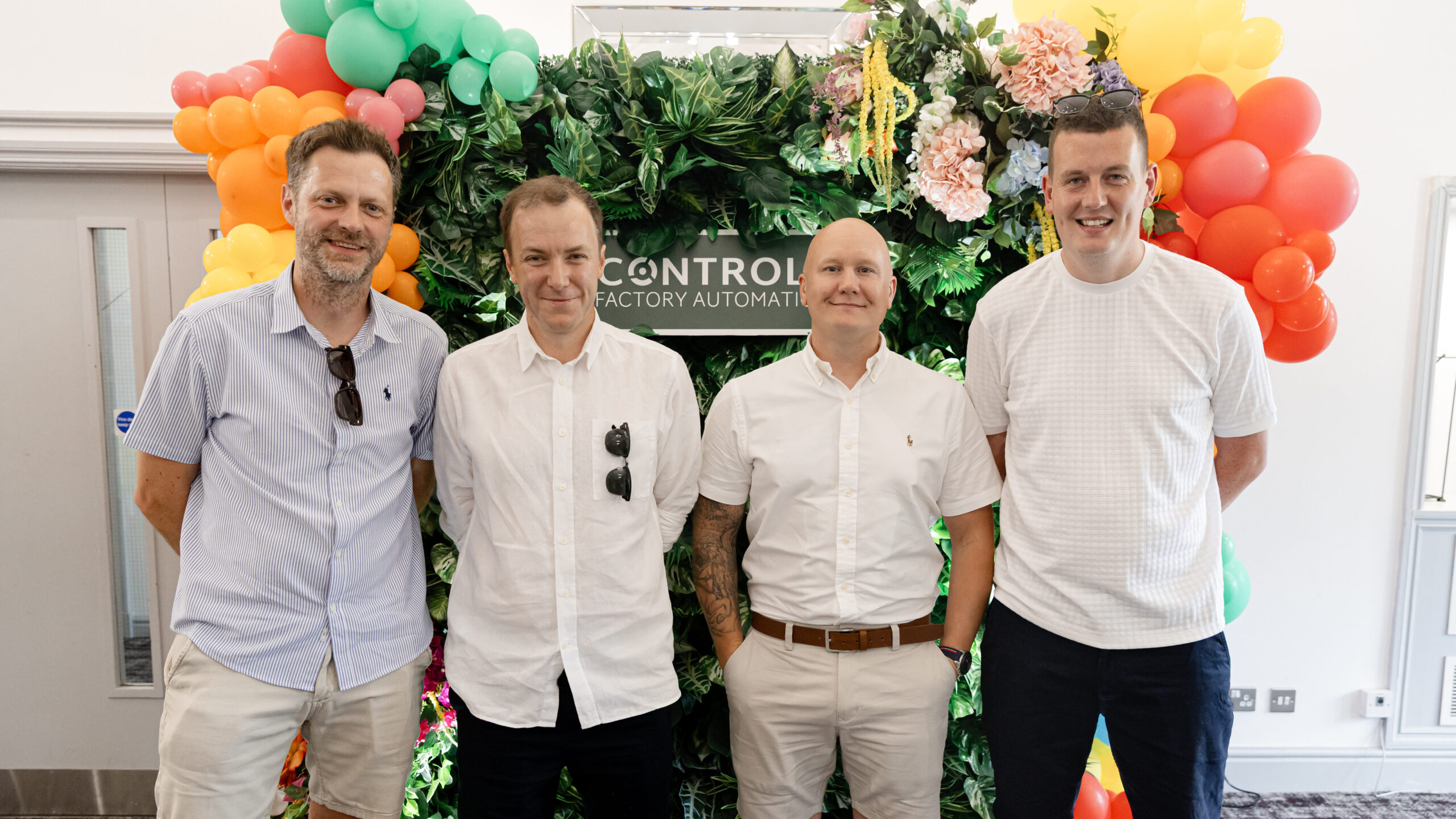 Management Staff celebrate 30 years of LED Controls.
