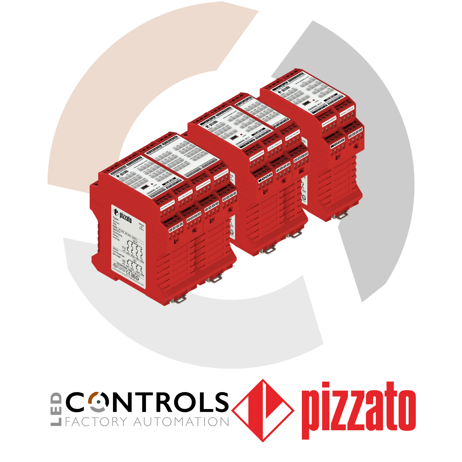 Pizzato CS MP Programmable Safety Modules: Flexible Machine Safety at LED Controls