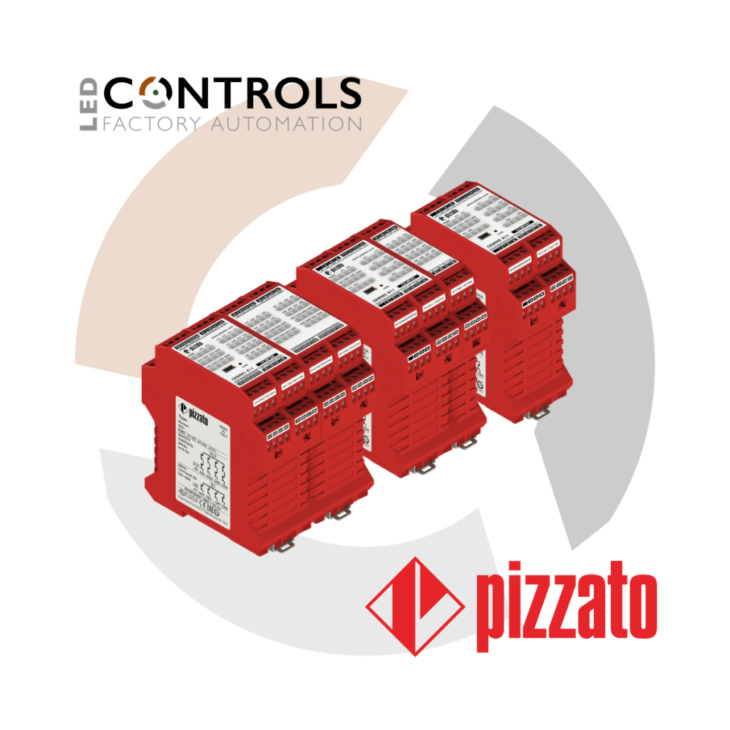 Pizzato CS MP programmable safety modules available from LED Controls.