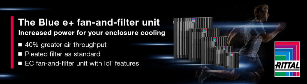 Rittal Blue e+ Filter Fan range available now from LED Controls