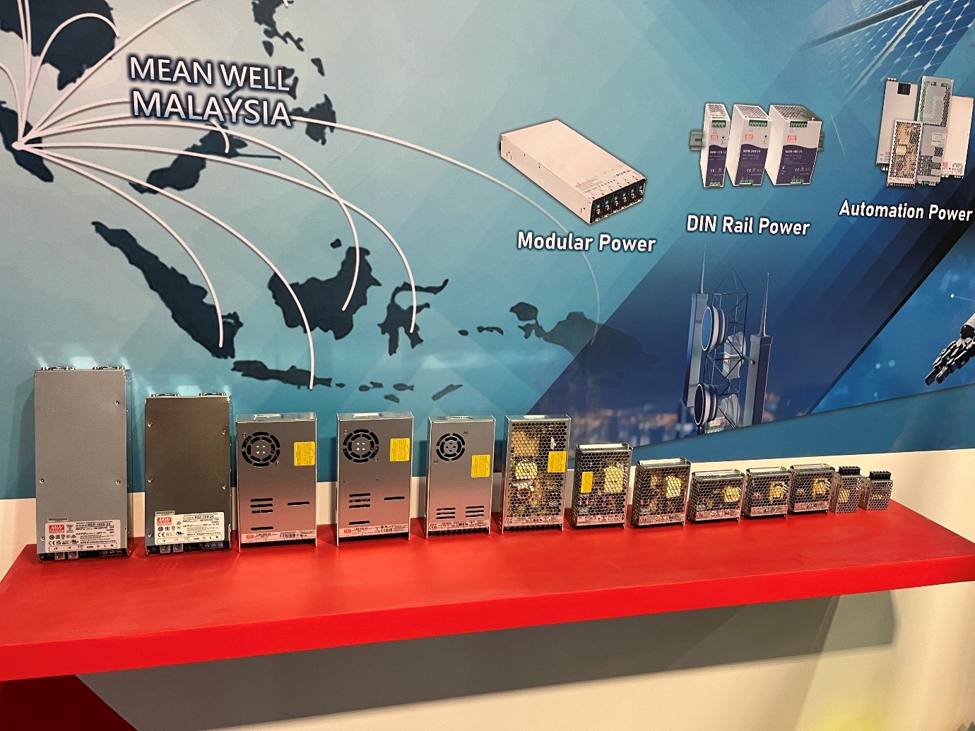 MEAN WELL exhibition and product history