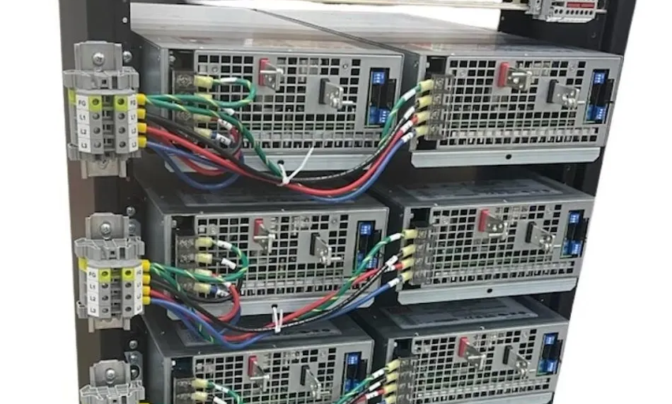 MEAN WELL DIN rail power supplies in control panels