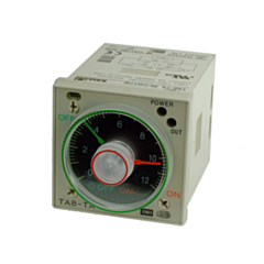 TA8-TA100-230AC IMO Panel Mount Twin Timer 0.05s- 60hr, Double Pole CO 5A, 8 Pin