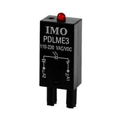 PDLME3 IMO Relay Socket Plug-in Module 110-230 AC/DC, Diode,LED,Res.