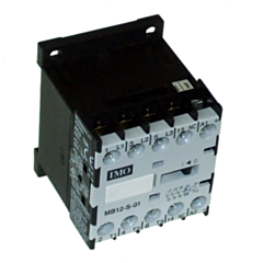 MB12-S-0124 IMO Mini Contactor 3 Pole Open 5.5kW 12A AC3, 1 Normally