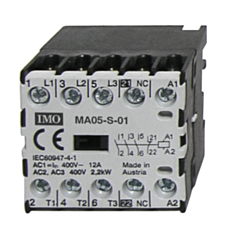 MA05-S-0142AC IMO Micro Contactor 3 pole Open 2.2kW 5A AC3, 12A AC1