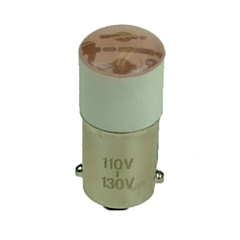 B3-L230-RED IMO Red LED Lamp 230V AC For B3F Lamp Holders (BA9S)