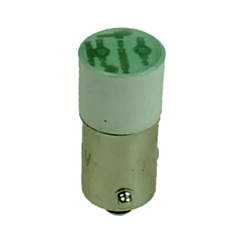 B3-L24A-GREEN IMO Green LED Lamp 24V AC/DC For B3F Lamp Holders (BA9S)