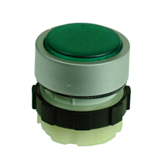 B3DGREEN IMO Push Button Spring Return Green, Aluminium Bezel