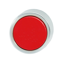 B3DRED IMO Push Button, Spring Return Red, Aluminium Bezel