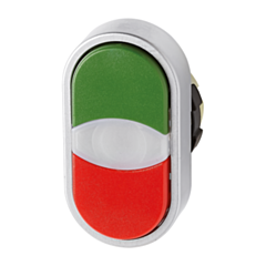 BC3DT-GRE/RED IMO Double Actuation Pushbutton Green/Red, Spring Return