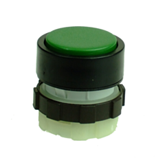 BS3DGREEN IMO Push Button Spring Return Green, Black Bezel