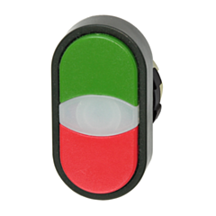 BS3DT-GRE/RED IMO Double Actuation Pushbutton Green/Red, Spring Return,