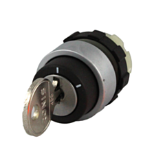 BS3SAR01 IMO Key Switch 2 Position Maintained, Black Bezel