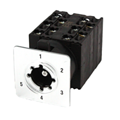 CS20A-ST52 IMO Cam Switch 2 Pole 5 Position 20Amp, Step, With Legend Plate
