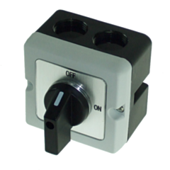 PE20A-A2-90 IMO Cam Switch 2 Pole 2 Position Enclosed 90 Deg ON/OFF, 20A