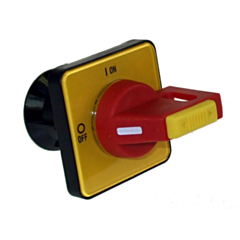 H69-0003 IMO Isolator Handle, 48x48mm Red And Yellow, For 69 Range