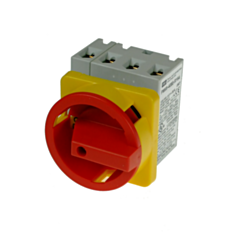 PM69-4080-RY64 IMO ISOLATOR 4P 80A PANEL MOUNT 64MM R/Y HANDLE