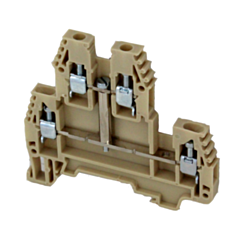 ERD2.5VBEIGE IMO Screw Clamp Terminal 2.5mm, 300V, 20A, Double Deck