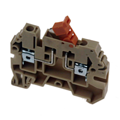 ERTD4BEIGE IMO ScrewClamp Disconnect Terminal 4mm, 600V, 16A, Blade System