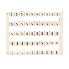 MT5-5 IMO Marker 5 x 5 mm White, Printed 5