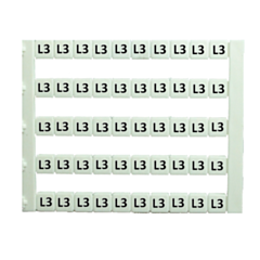 MT5-L3 IMO Marker 5 x 5 mm White, Printed L3