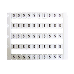 MT5-S IMO Marker 5 x 5 mm White, Printed S