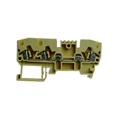 SCD2.5EBEIGE IMO Spring Clamp Terminal 2.5mm, 600V,20A, 2 IN - 1 OUT