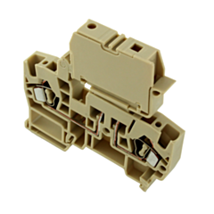 SCF4DBEIGE IMO Spring Clamp Fuse Terminal 4mm,10A, 6.35x31.75mm Fuse