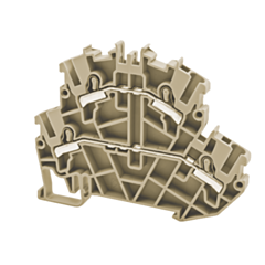 PFD2.5BEIGE IMO Push Fit Terminal 2.5mm², 500V, 24A, Double Dec