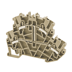 PFD2.5VBEIGE IMO Push Fit Terminal 2.5mm, 500V, 24A, Double Deck