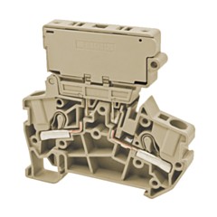 PFF3LD-220VACBEIGE IMO Push Fit Terminal, 4mm2, 500V 10A, 5x25 Fuse Carrier
